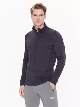 Техническая толстовка стандартного кроя Jack Wolfskin, серый
