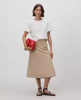 Техническая юбка с карманами Simorra, бежевый