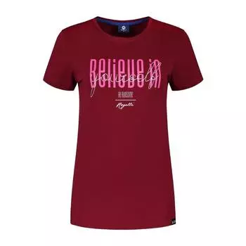 Техническая женская спортивная футболка с короткими рукавами - футболка с рисунком ROGELLI, цвет rot