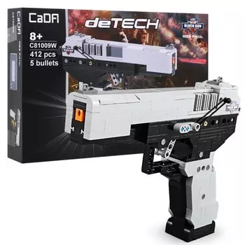 Технические блоки Cada 412 Эл. Пистолет Mk23 для детей 8+ с функцией стрельбы RAMIZ