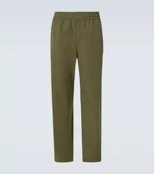 Технические брюки прямого кроя Faille Bottega Veneta, Shrub