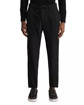 Технические брюки с поясом Set REISS, черный