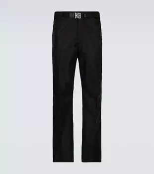 Технические брюки с пряжкой 4g Givenchy, черный