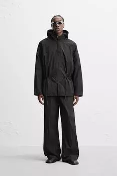 Технические брюки ZARA, черный