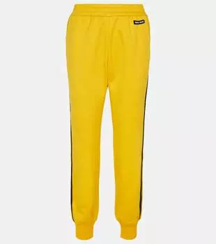 Технические джерси брюки для трейла Miu Miu, желтый