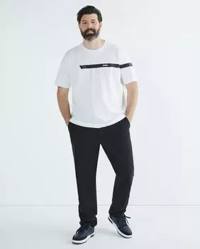 Технические мужские брюки на шнуровке больших размеров Boss, черный