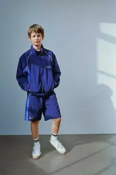 Технические шорты-бермуды ZARA, синий