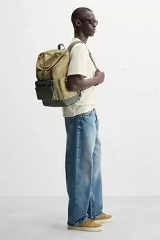 Технический рюкзак ZARA, цвет Khaki Green