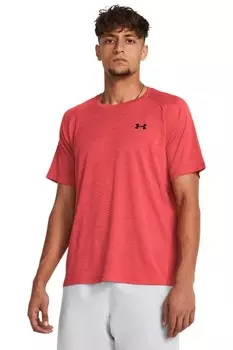 Технический текст футболка Under Armour, красный