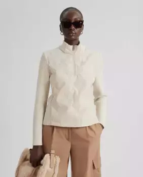 Технический женский свитер Simorra, бежевый