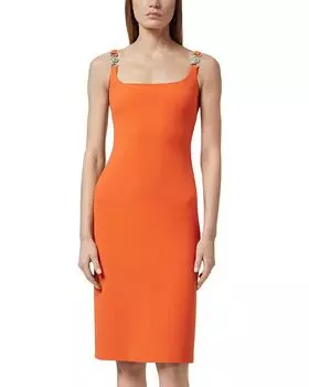 Техно-кэди платье Versace, оранжевый