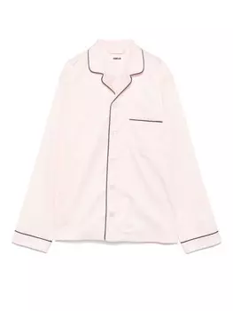 TEKLA атласный пижамный топ, розовый