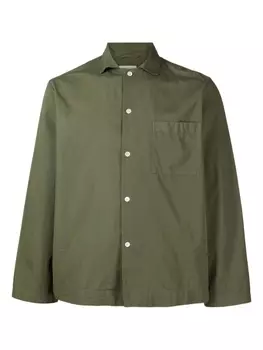 TEKLA пижамная рубашка из органического хлопка, зеленый