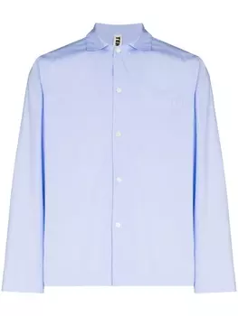 TEKLA пижамная рубашка, синий