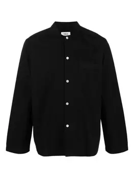 TEKLA поплиновая рубашка, черный