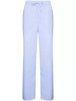 TEKLA прямые пижамные брюки, синий