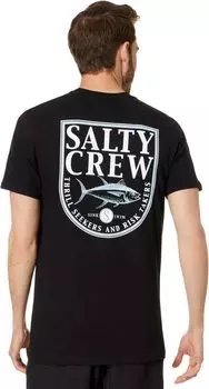 Текущая футболка с короткими рукавами Salty Crew, черный