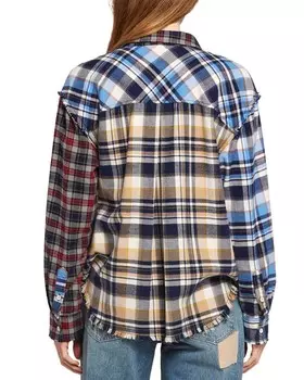 Текущий/Эллиотт Пылающая рубашка CURRENT ELLIOTT, мультиколор