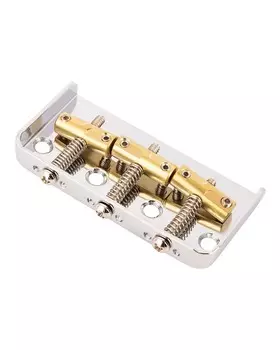 Теле-бридж Fender 3-Saddle Custom "Cut-Off" в винтажном стиле с компенсированными латунными седлами 3-Saddle Custom "Cut-Off" Vintage-Style Tele Bridge w/ Compen...