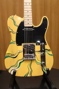 Телекастер Sparka Studios, расписанный вручную Squire FSR Squier Telecaster