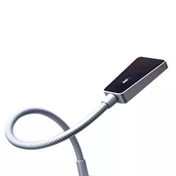 Теленок | Светодиодный светильник для кровати, 3 Вт, серебристо-серый сенсорный переключатель, лампа для чтения с плавной регулировкой яркости, прикроватная лампа kalb Material fr Mbel