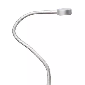 Теленок | Светодиодный светильник для кровати, теплый белый сенсорный переключатель, лампа для чтения, ночник на гибкой стойке, различные цвета kalb Material fr Mbel, серый