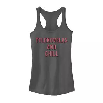 Telenovas для юниоров и майка с текстом Chill Pink Licensed Character