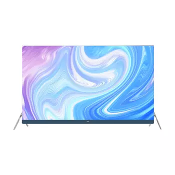 Телевизор Haier LU75X5(PRO), 75", 4K UHD, Direct LED, 120 Гц, синий/серебристый