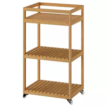 Тележка, бамбук, 42x33x76 см, RGRUND IKEA