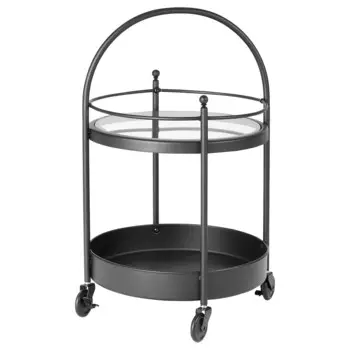 Тележка, черная, 55х35 см, FRSJN IKEA