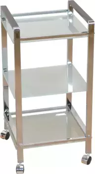 Тележка для бытового использования "Hein", высокое качество изготовления, изготовлена из хромированного металла Home affaire 36х70х36 см, цвет silberfarben