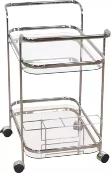 Тележка для сервировки домашних дел Home affaire 69х75х44 см, цвет silberfarben