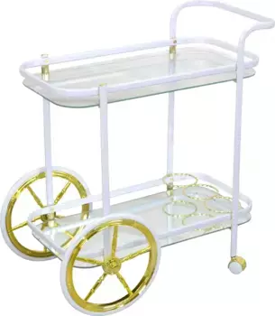Тележка для сервировки домашних дел Home affaire 69х75х43 см, белый