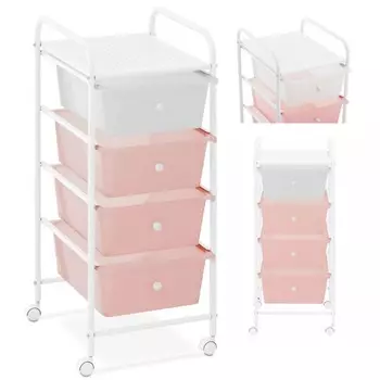 ТЕЛЕЖКА ДЛЯ ПАРИКМАХЕРСКОЙ КОСМЕТИЧЕСКОЙ С 4 ЯЩИКАМИ Physa