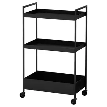 Тележка Ikea Nissafors, 50.5x30x83 см, черный