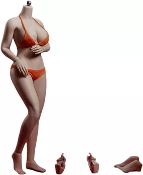 Тело для фигурки TBLeague S39A 1/6 Suntan Skin female seamless body with metal skeleton, 30 см
