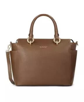 Темная сумочка и сумка через плечо Kazar, коричневый