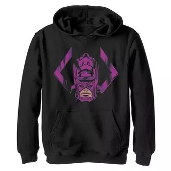Темная толстовка с большим лицом Marvel Fantastic Four Galactus для мальчиков 8–20 лет Licensed Character