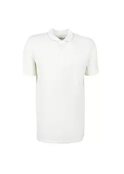 Темно-белая мужская футболка ПОЛО С ВОРОТНИКОМ ПИКЕ The Crow, темно-белый