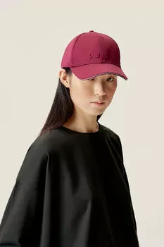 Темно-бордовая кепка с логотипом Born Living Yoga, темно-красный