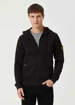 Темно-бордовый красный свитшот с капюшоном Stone Island