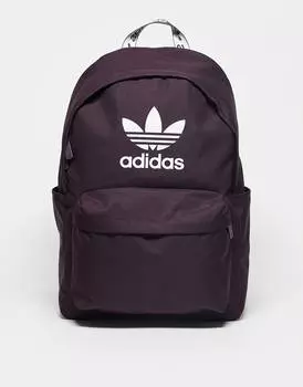Темно-бордовый рюкзак с трилистником adidas Originals Adicolor