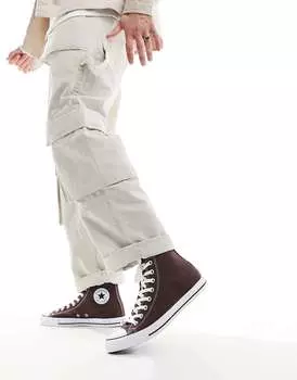 Темно-коричневые кроссовки Converse Chuck Taylor All Star Hi