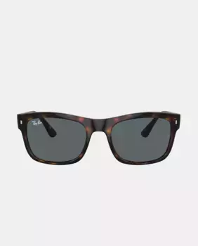 Темно-коричневые квадратные солнцезащитные очки унисекс Ray-Ban