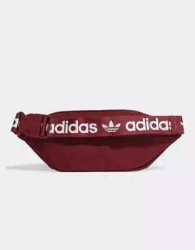 Темно-красная поясная сумка adidas Originals adicolor