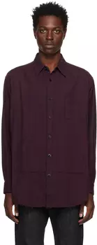 Темно-красная рубашка в клетку Undercoverism