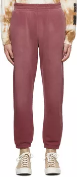 Темно-красные брюки Lounge с эффектом выцветания солнца SEEKINGS