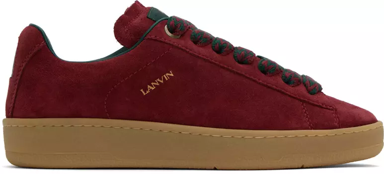 Темно-красные кроссовки Curb Lite Lanvin