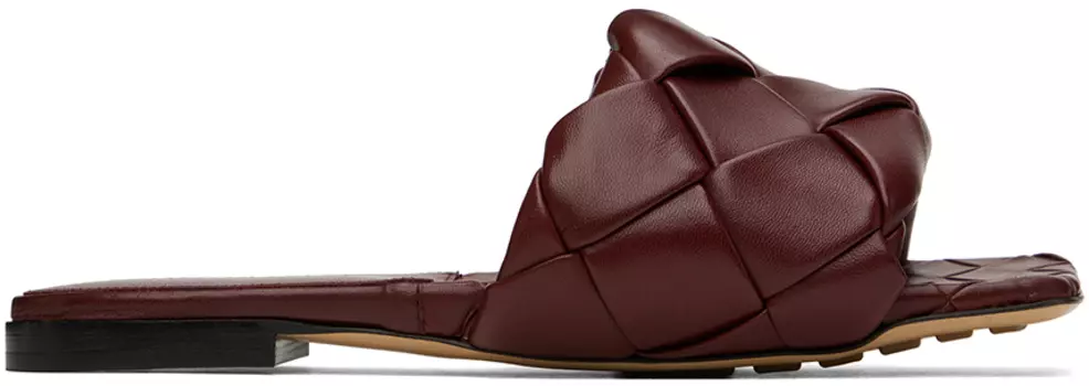 Темно-красные сандалии Lido Bottega Veneta