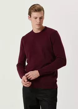 Темно-красный кашемировый свитер Beymen